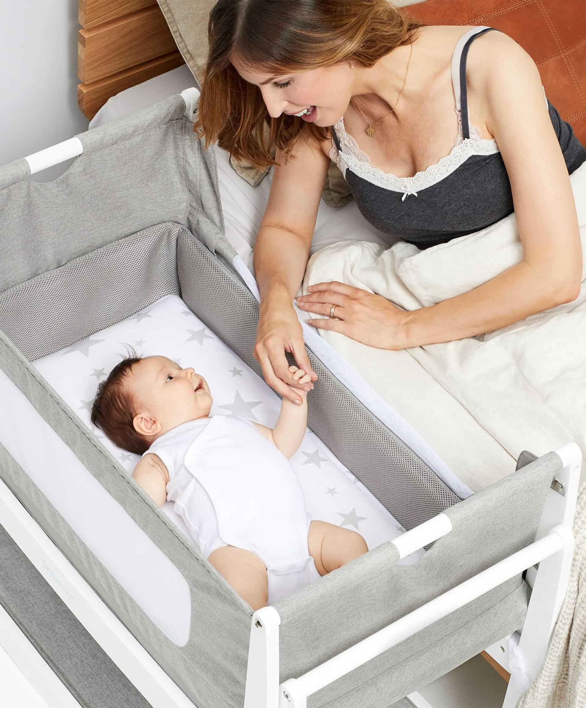 Snuzpod4 Bedside Crib In Dusk