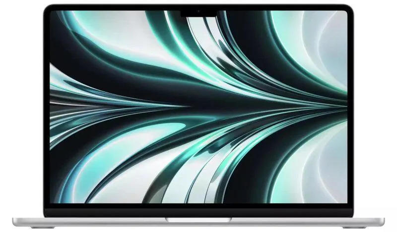 Apple MacBook Air (2022), Apple M2 Chip 8-core CPU, 8GB RAM, 512GB HDD, 13.6" Liquid Retina, 10-core GPU, Apple OS - Silver