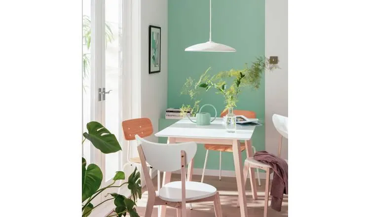 Habitat Pavo Metal LED Pendant Light - White