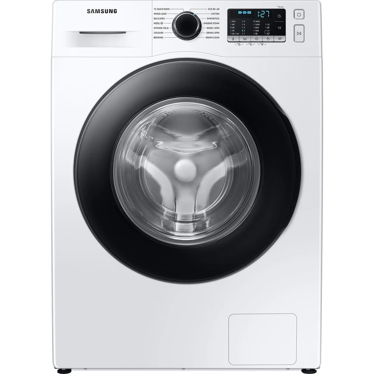 Samsung Series 5 ecobubble™ WW90TA046AE 9Kg Washing Machine with 1400 rpm - White - A Rated
