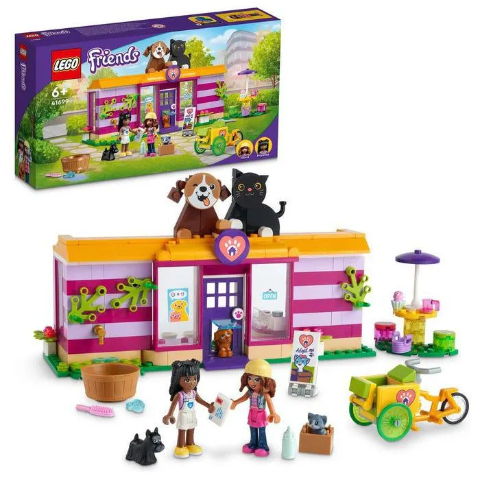 LEGO® 41699 Friends Pet Adoption Cafe Animal Rescue Set