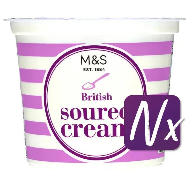 M&S British Soured Cream 300g