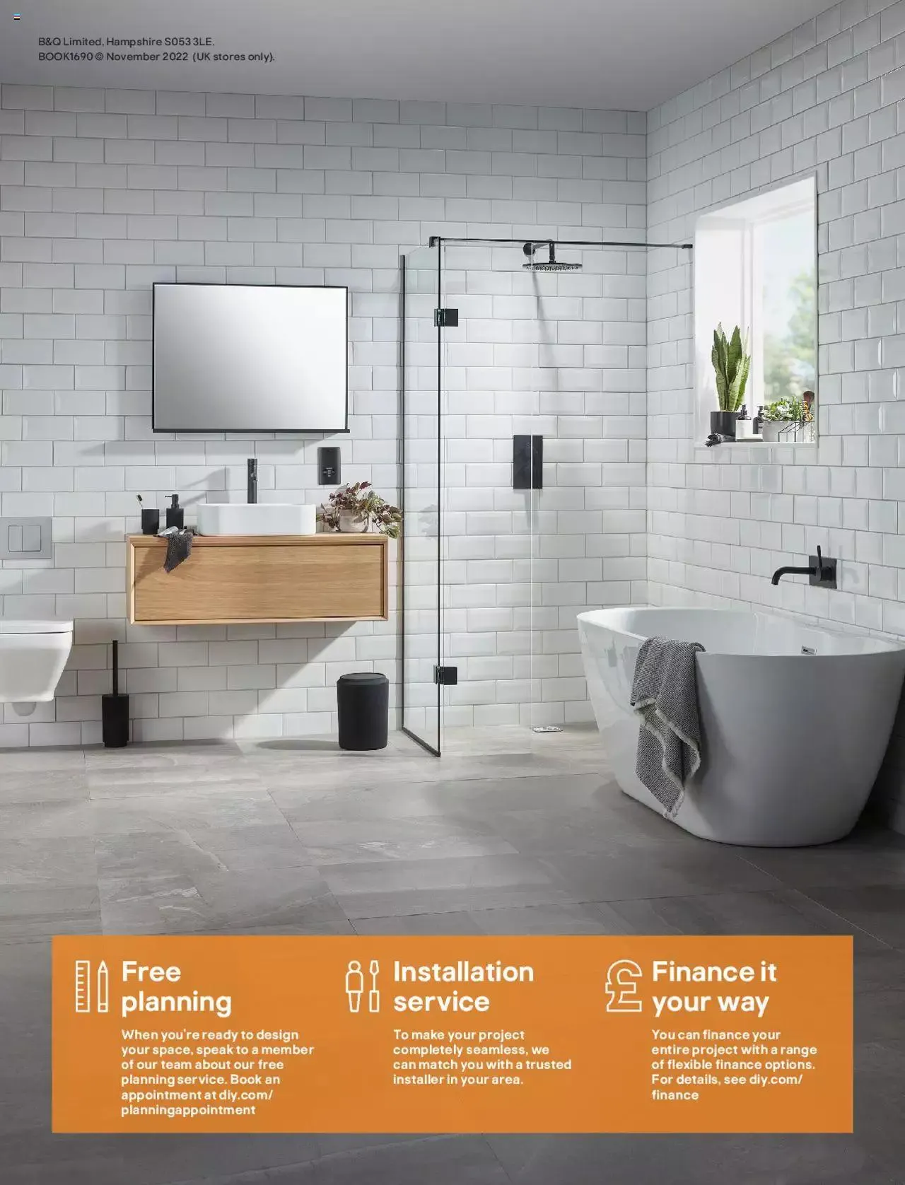 B&Q - Bathrooms from 1 November to 31 December 2023 - Catalogue Page 212
