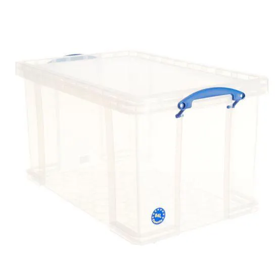 Really Useful Box 84 Litre Clear