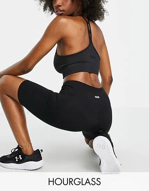 ASOS 4505 Hourglass icon 8 inch booty legging short in cotton touch