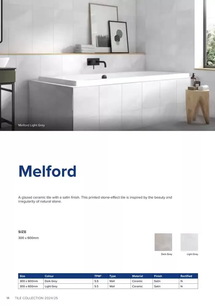 Tile Collection  from 14 January to 31 May 2025 - Catalogue Page 14