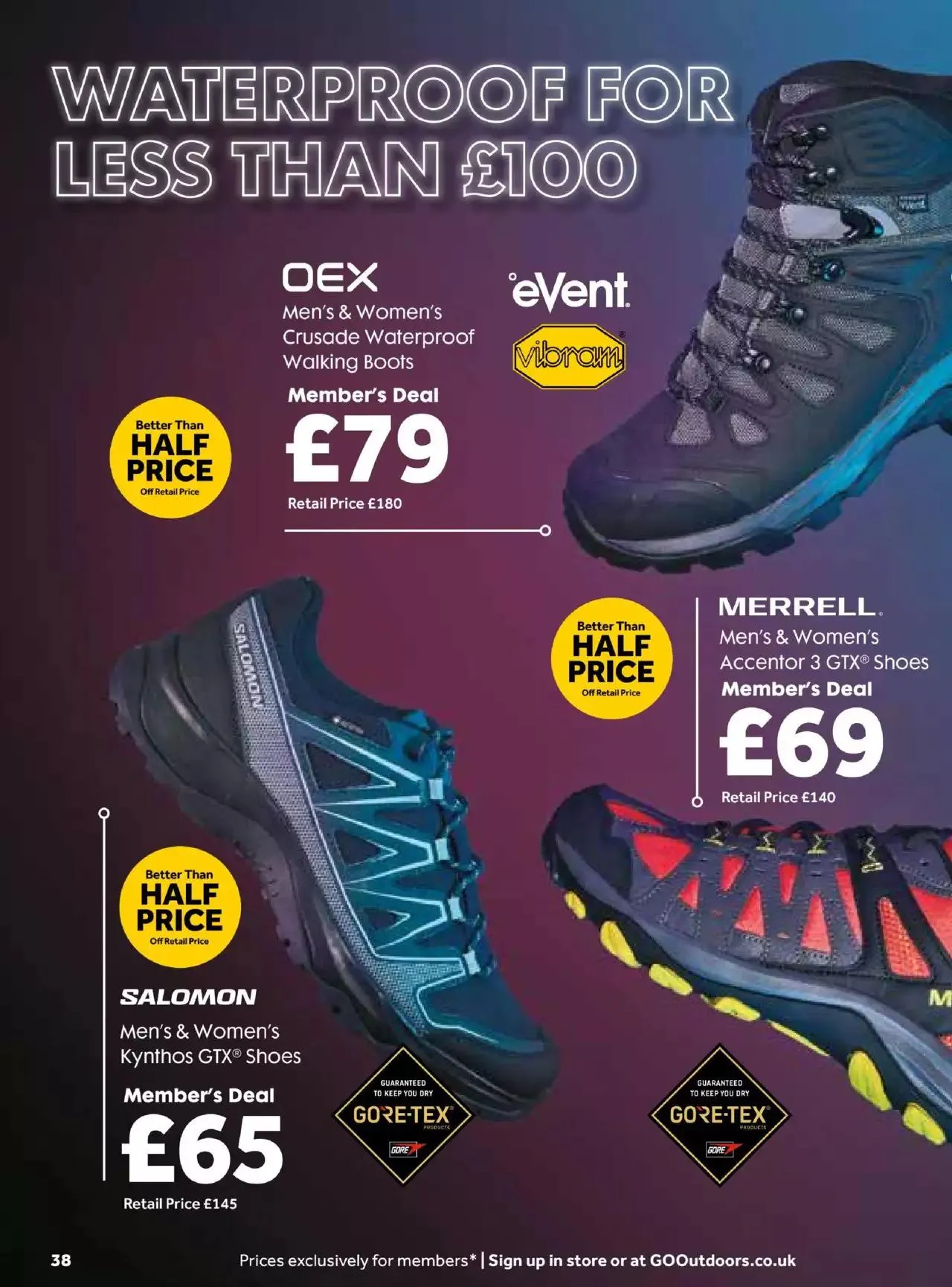 GO Outdoors Black Friday from 13 November to 20 November 2023 - Catalogue Page 38