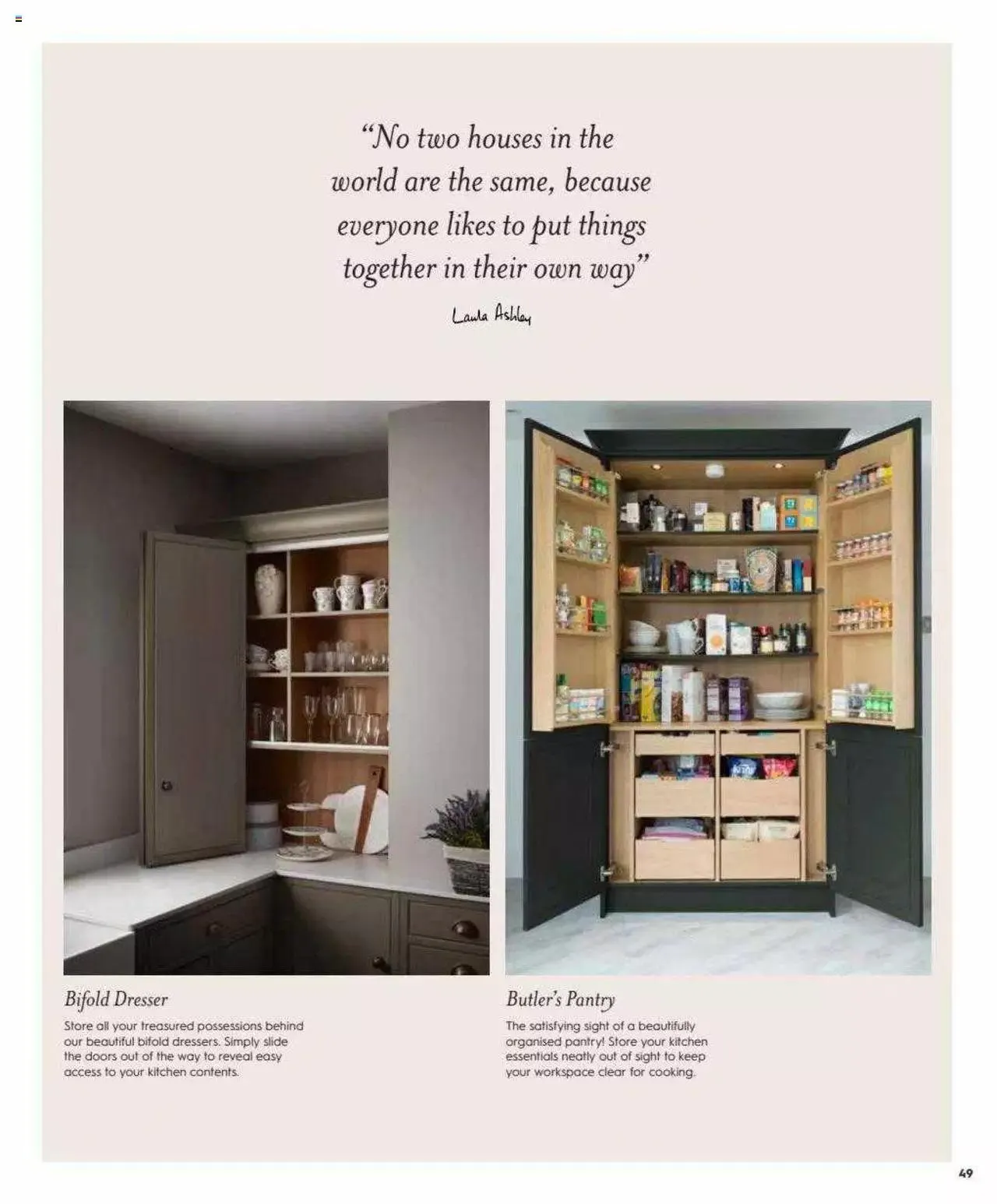 Laura Ashley - Kitchen Collection from 2 September to 18 January 2024 - Catalogue Page 49