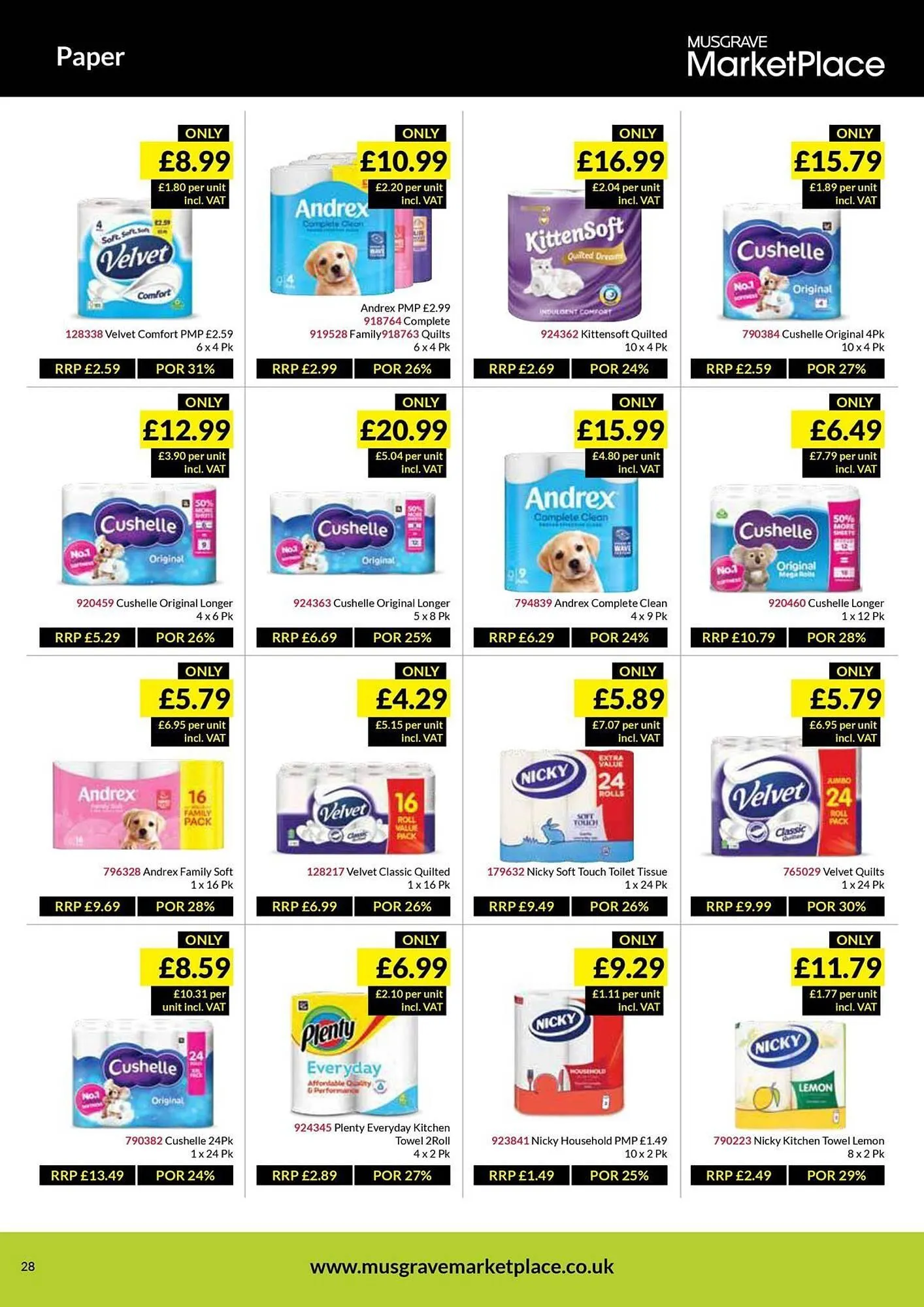 Musgrave MarketPlace leaflet from 23 April to 11 May 2025 - Catalogue Page 28