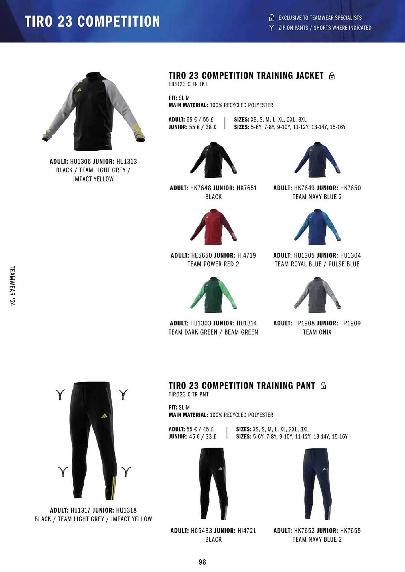 Adidas leaflet from 11 March to 31 December 2024 - Catalogue Page 98