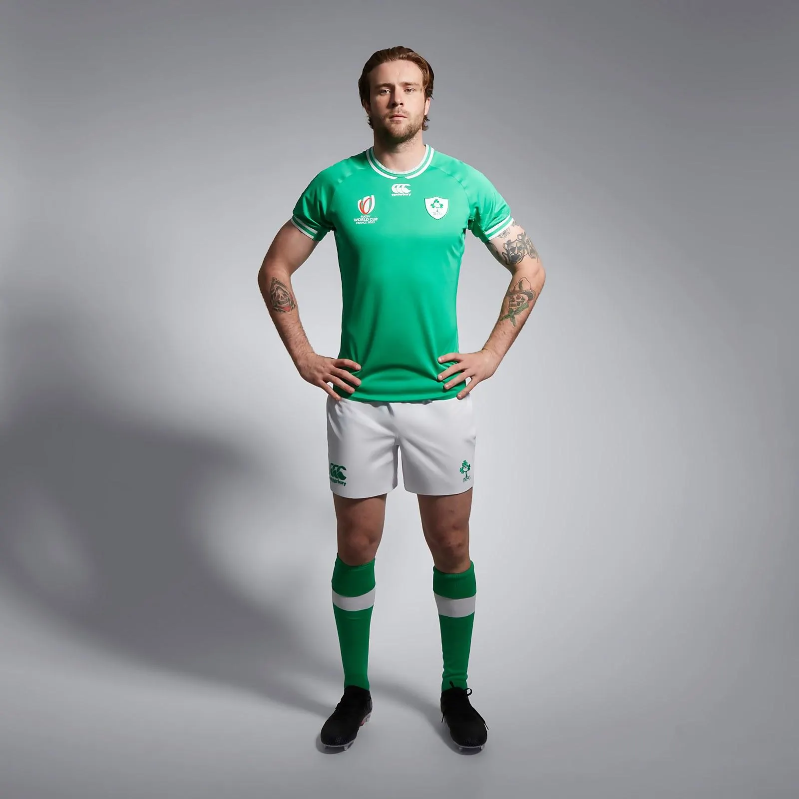 MENS IRELAND HOME TEST JERSEY RWC23 GREEN