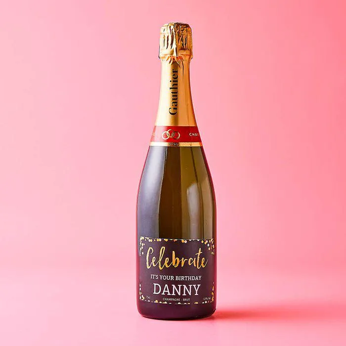 Personalised Champagne Celebrate 75cl