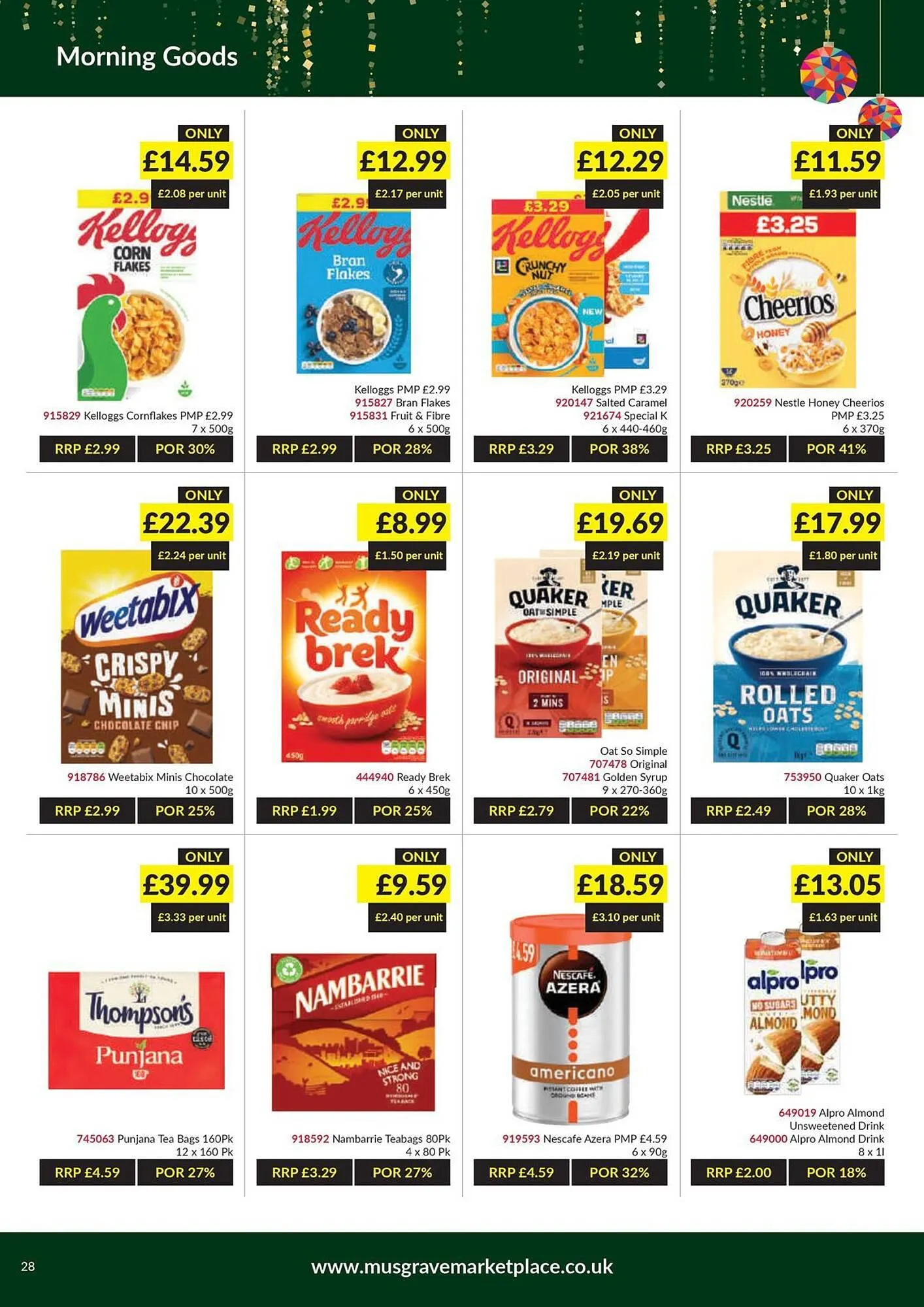 Musgrave MarketPlace leaflet from 21 November to 10 December 2023 - Catalogue Page 28