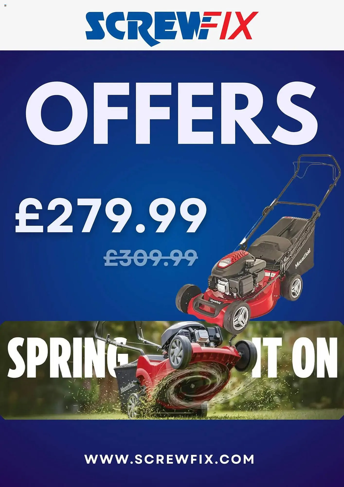Screwfix catalogue from 24 March to 24 April 2026 - Catalogue Page 1