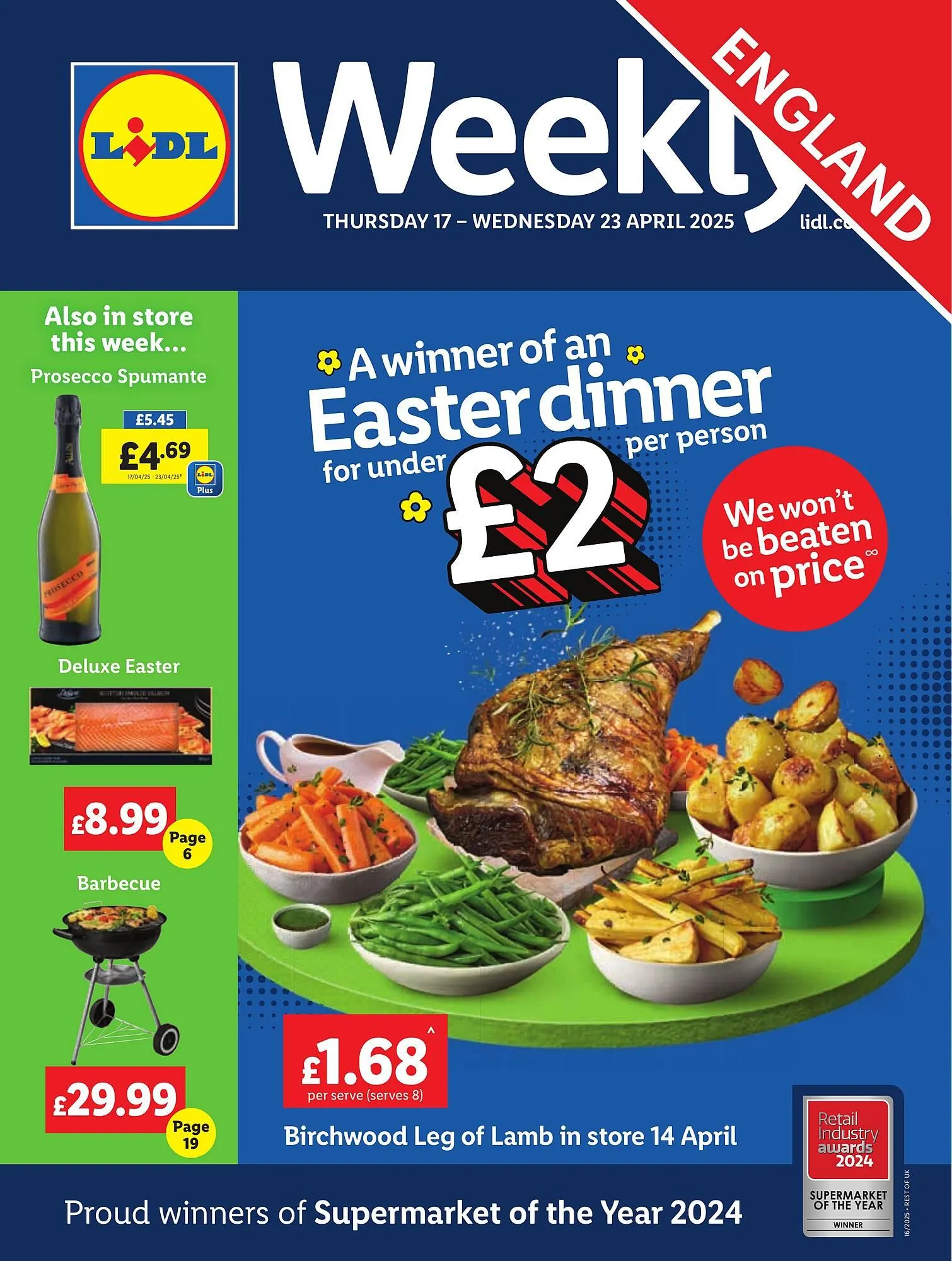 Lidl leaflet from 17 April to 23 April 2025 - Catalogue Page 1