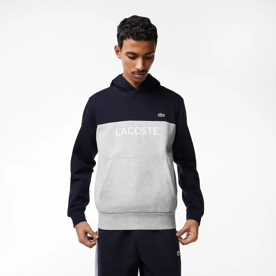 Men’s Classic Fit Branded Colourblock Hoodie