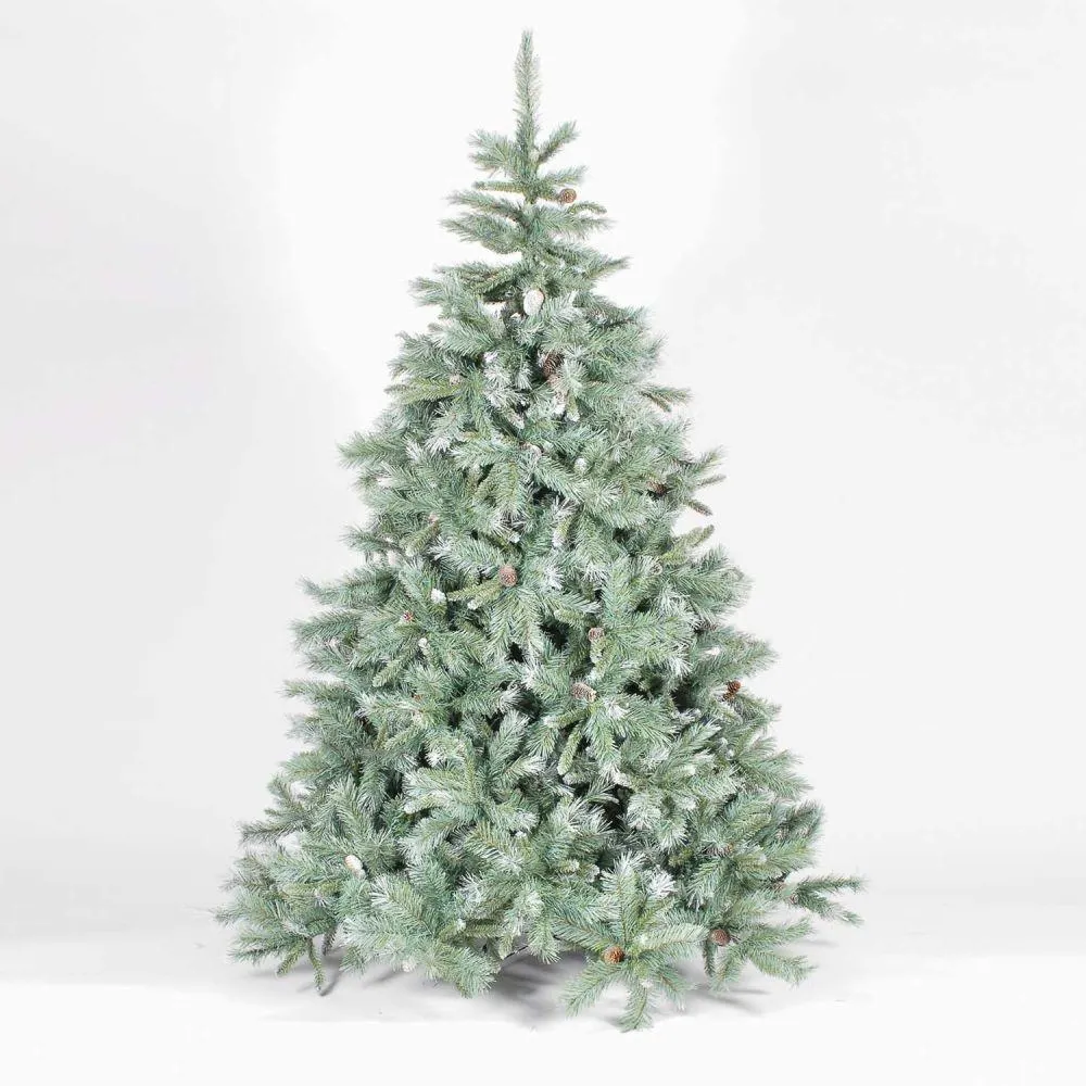 Frosted Emerald Fir Blue-Green Artificial Christmas Tree