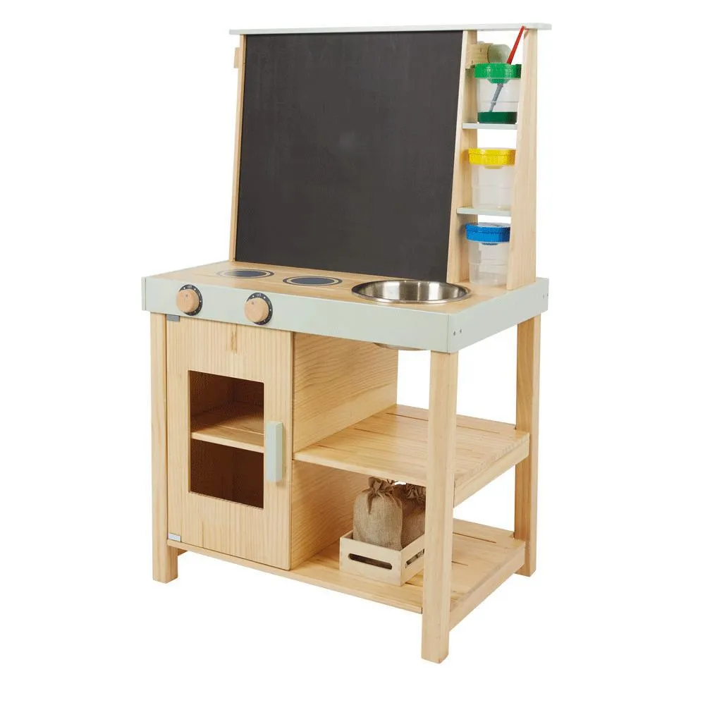 Wooden Indoor Play/Outdoor Mud Kitchen