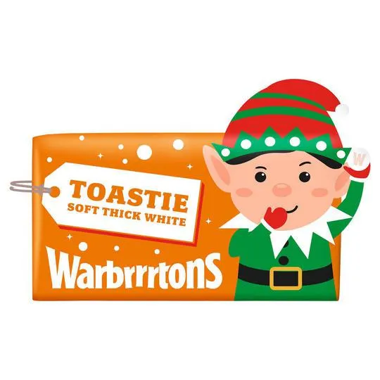 Warbrrrtons Toastie Soft Thick White 800g