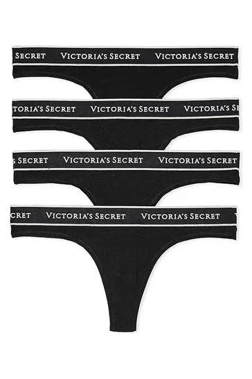 Stretch Cotton Logo Multipack Knickers