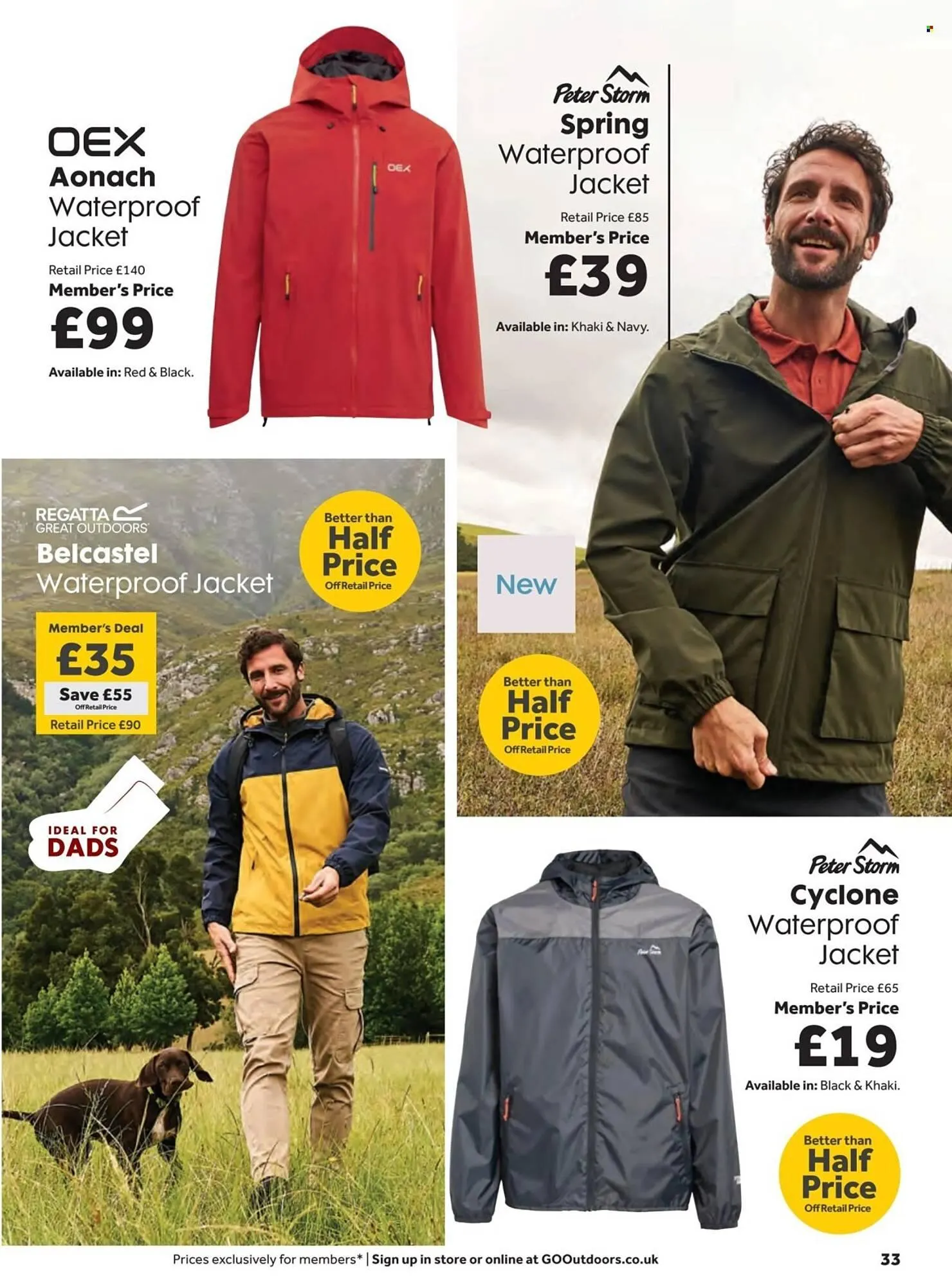 GO Outdoors leaflet from 20 May to 23 June 2025 - Catalogue Page 33