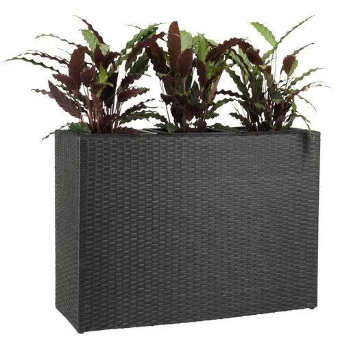 Planter box STOKKAND W30xL83xH60 black