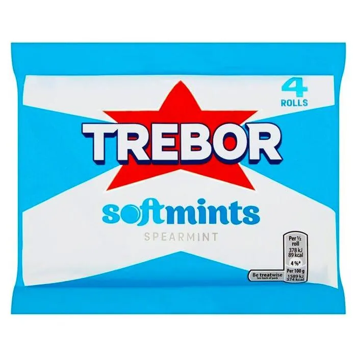 Trebor Softmints Spearmint Mints 4 Pack 179.6g