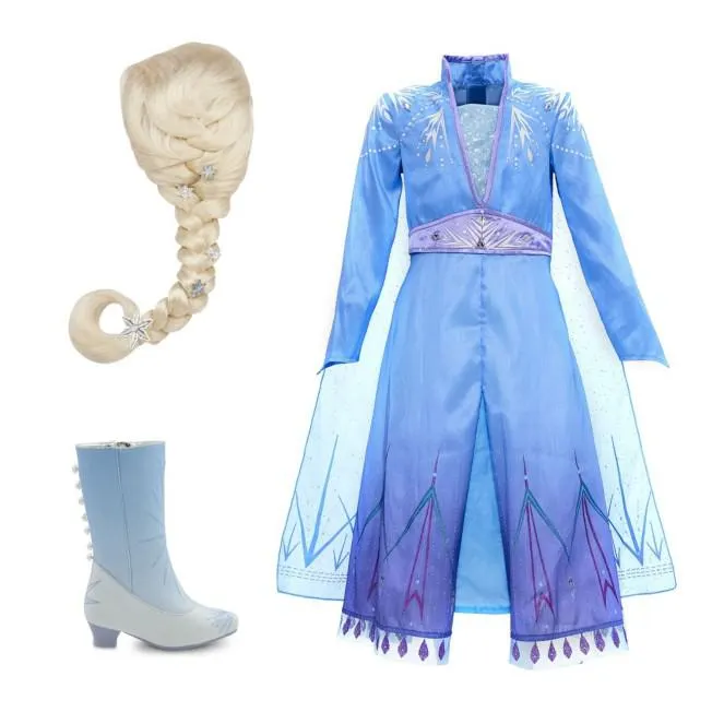 Disney Store Elsa Costume Collection For Kids, Frozen 2
