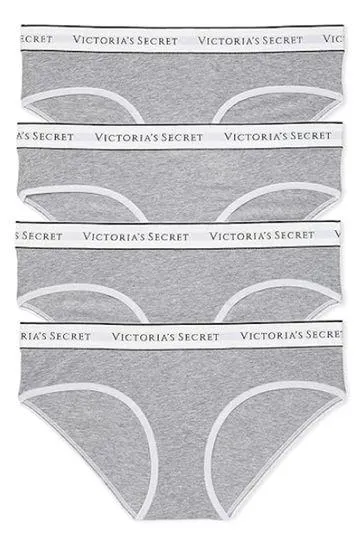 Stretch Cotton Logo Multipack Knickers
