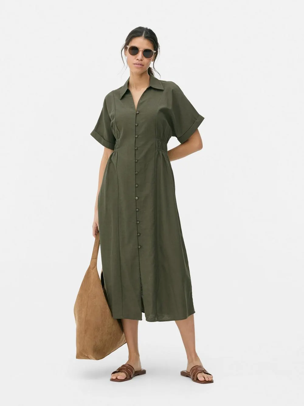 Midi Shirt Dress