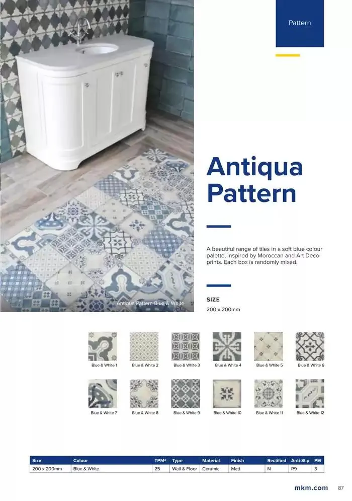 Tile Collection  from 14 January to 31 May 2025 - Catalogue Page 87