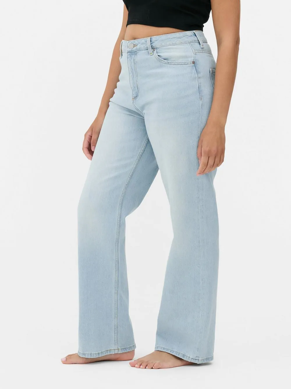 Straight Leg Denim Jeans | Short & Long