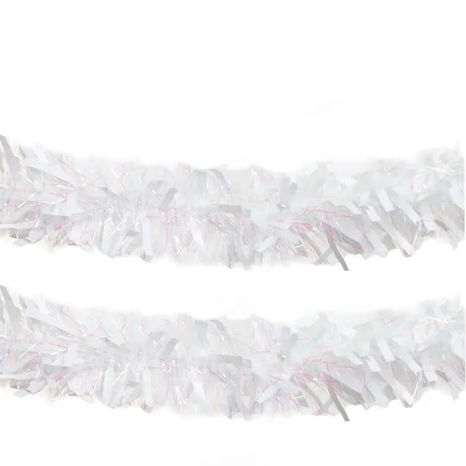 Festive Feeling 1.7 Metre Tinsel - White x2