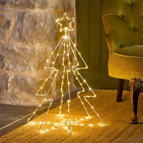 3D Silhouette LED Tree