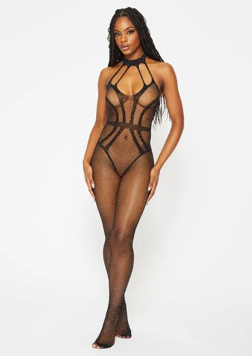 Advantageous Crotchless Bodystocking