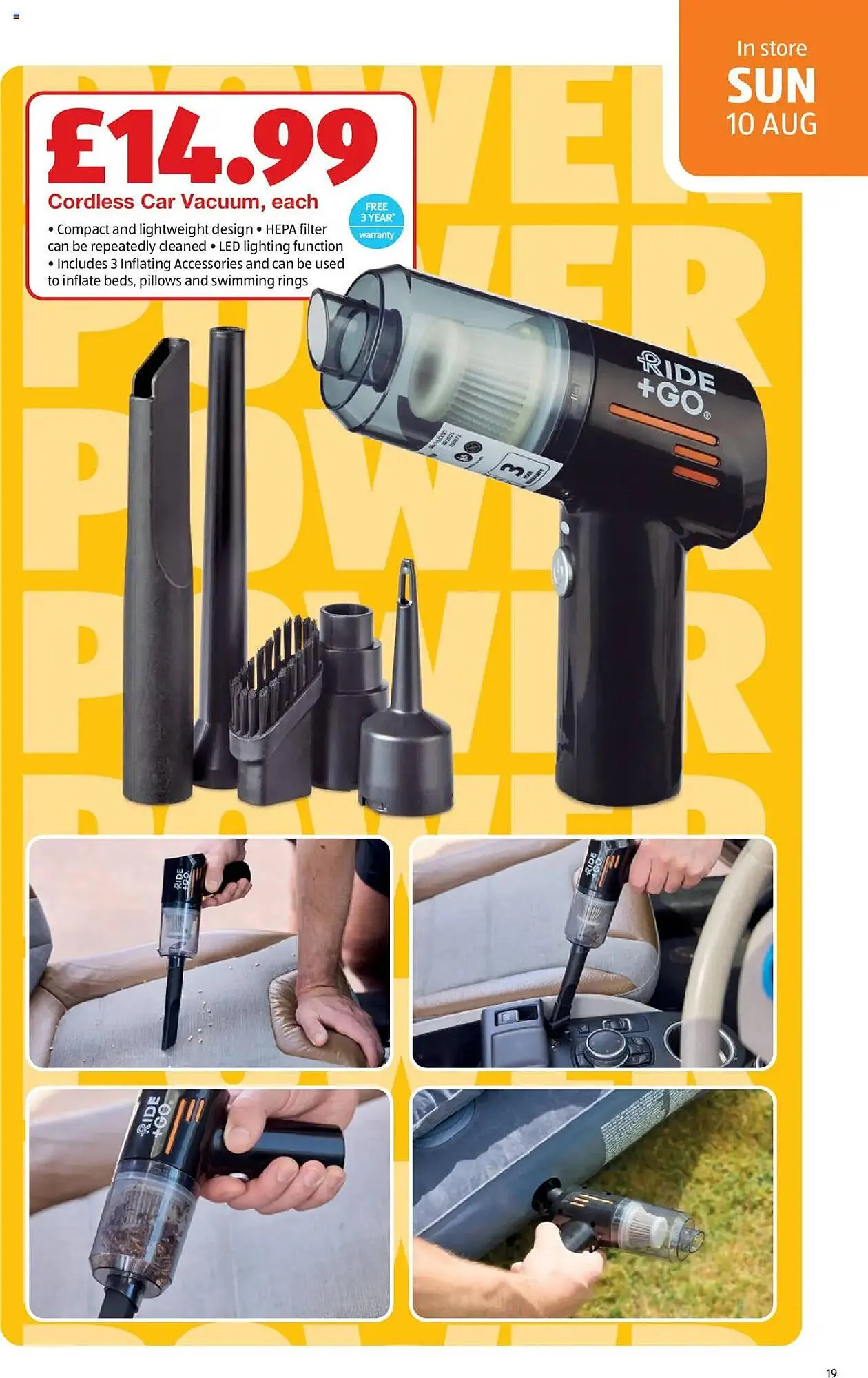 Aldi leaflet from 7 August to 12 August 2025 - Catalogue Page 19