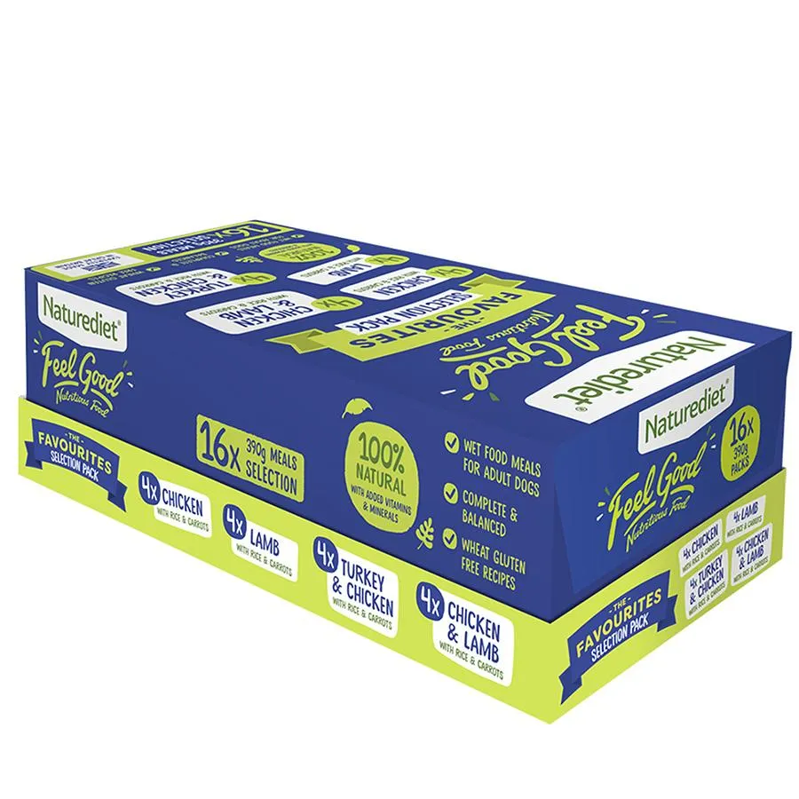 Naturediet Feel Good Wet Adult Dog Food 16x390g