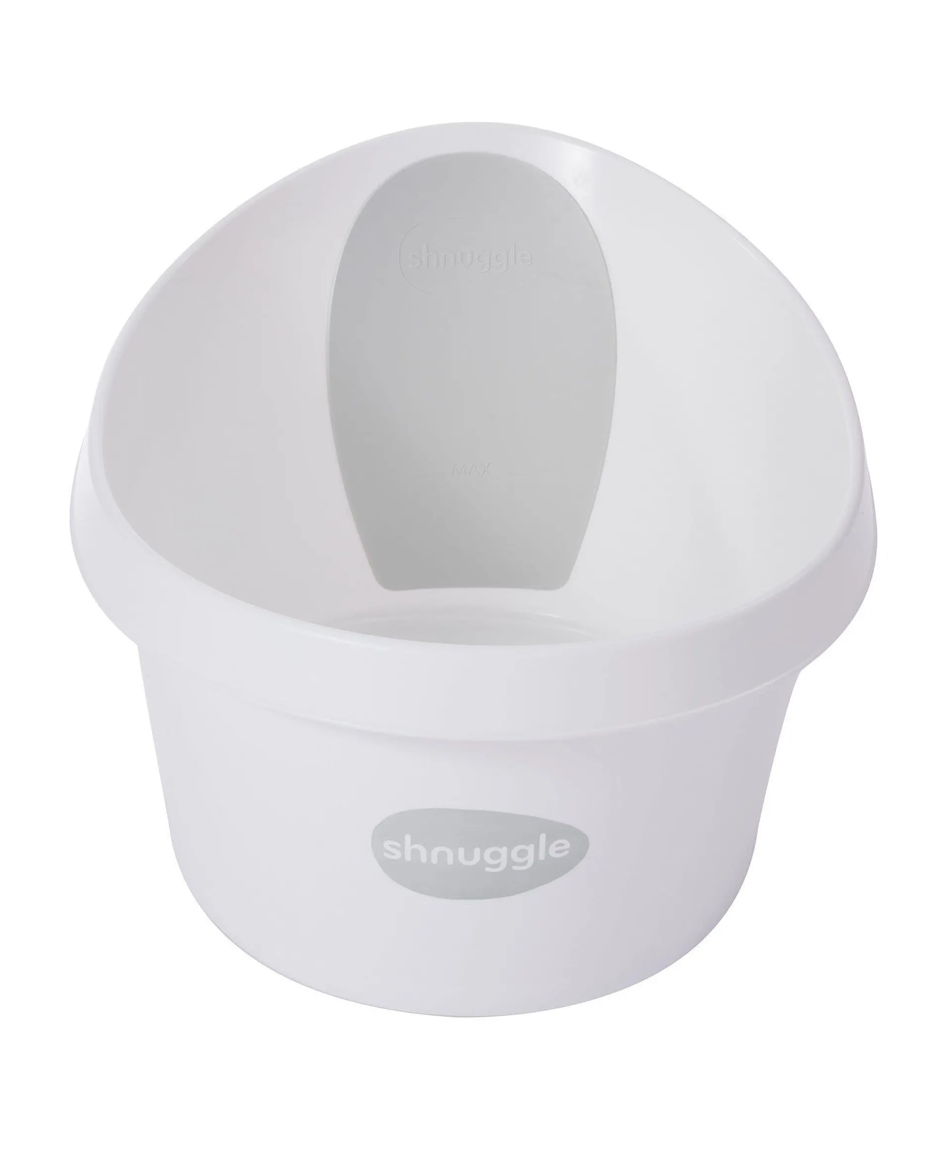Shnuggle Toddler Bath - White and Grey