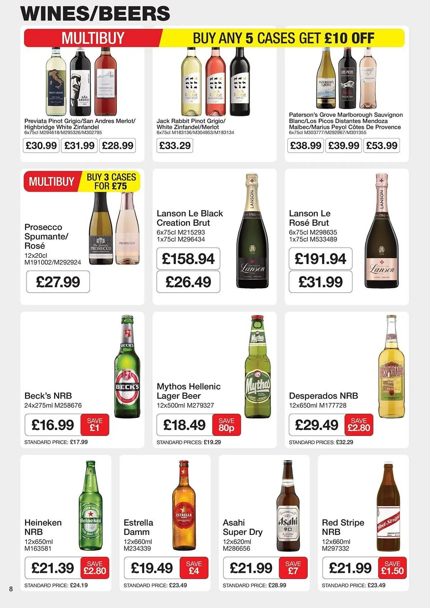 Booker Wholesale brochure from 6 November to 2 December 2025 - Catalogue Page 8