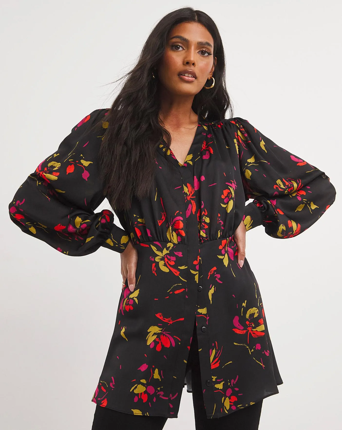 Joanna Hope Satin Blouse