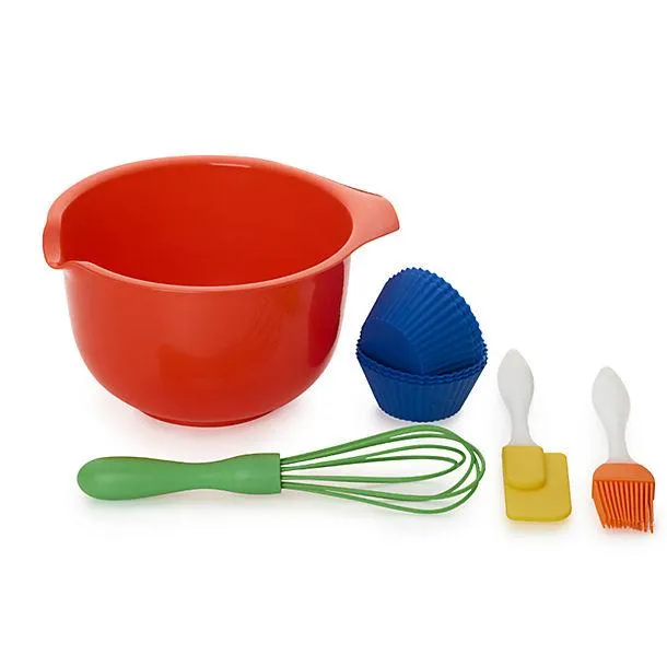 Children’s 10pc Baking Gift Set with Bowl, Whisk and Spatula