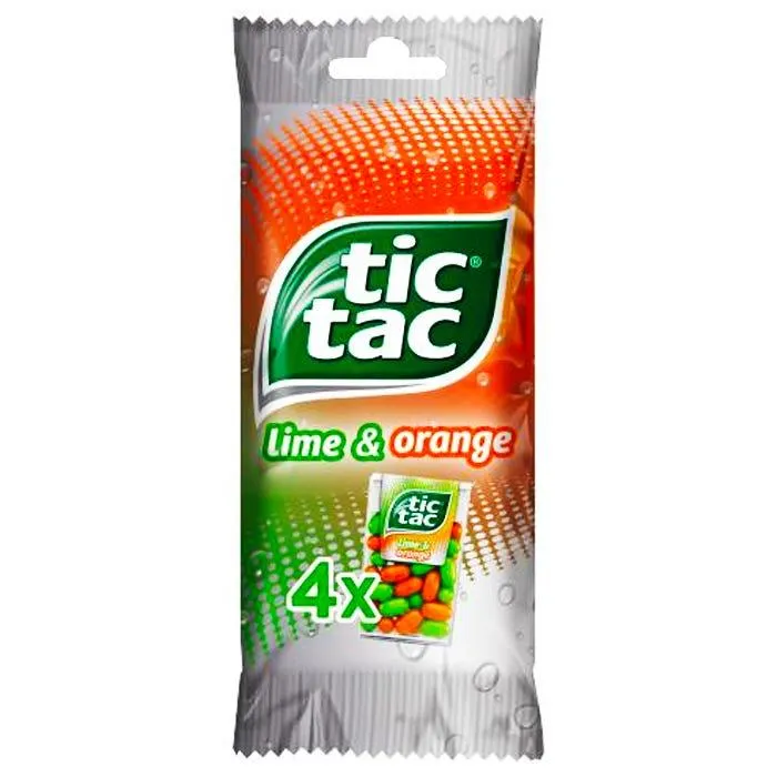 Tic Tac Lime and Orange, 18g (Pack of 4)