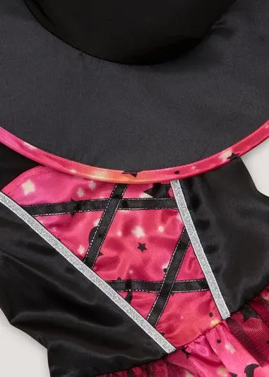 Kids Multicoloured Witch Fancy Dress Costume (12mths-9ys) - Age 12 - 18 Months