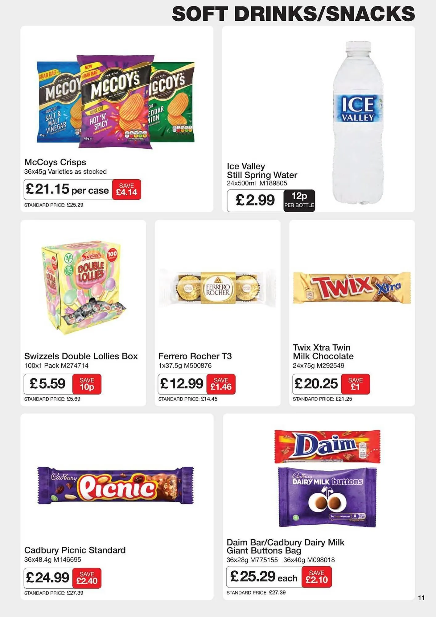 Booker Wholesale brochure from 10 September to 7 October 2025 - Catalogue Page 11