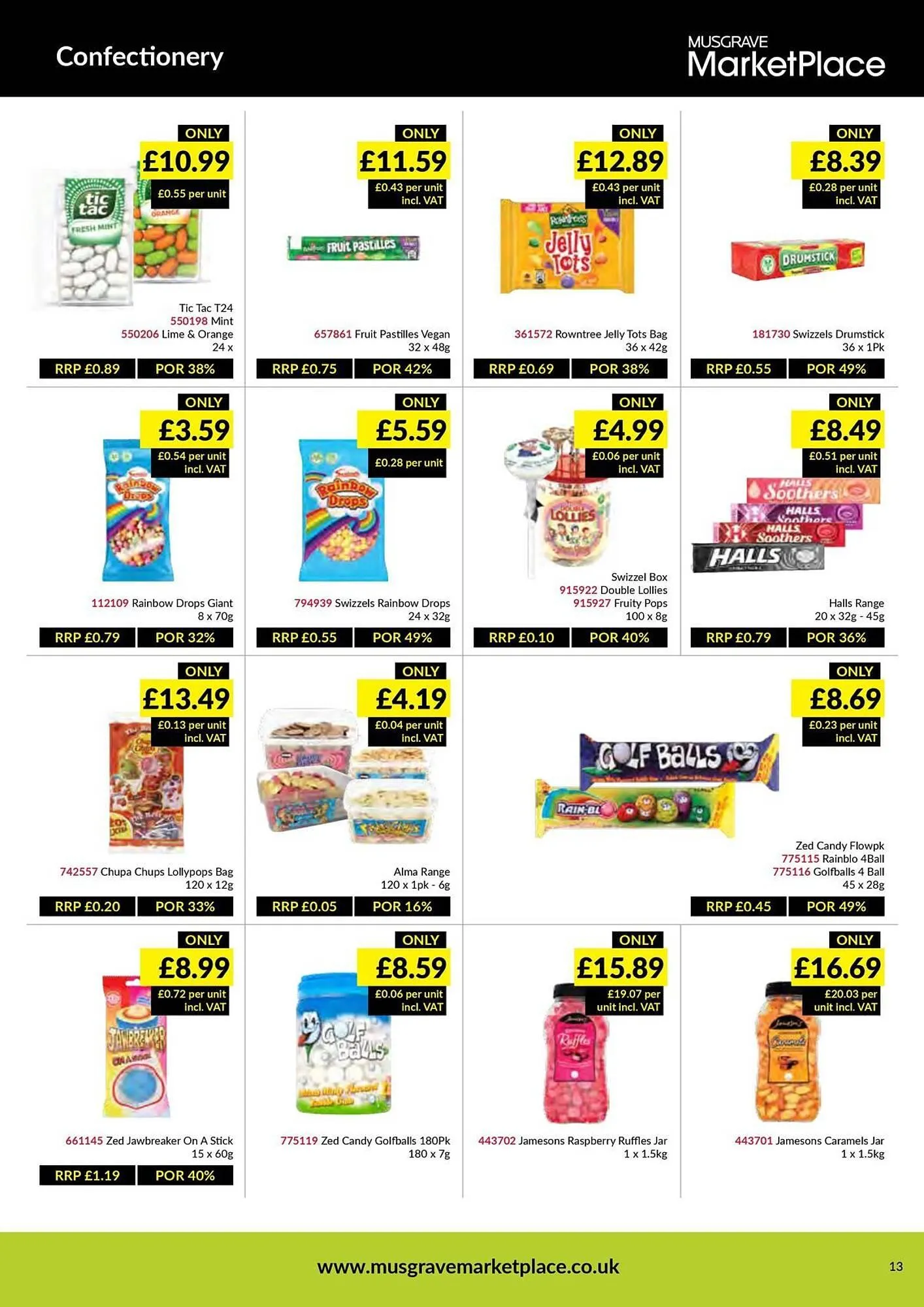 Musgrave MarketPlace leaflet from 27 October to 16 November 2025 - Catalogue Page 13
