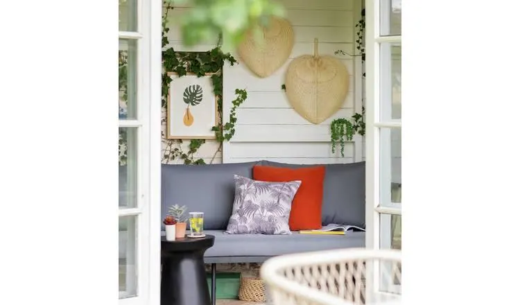 Habitat Palm Print Scatter Outdoor Cushion