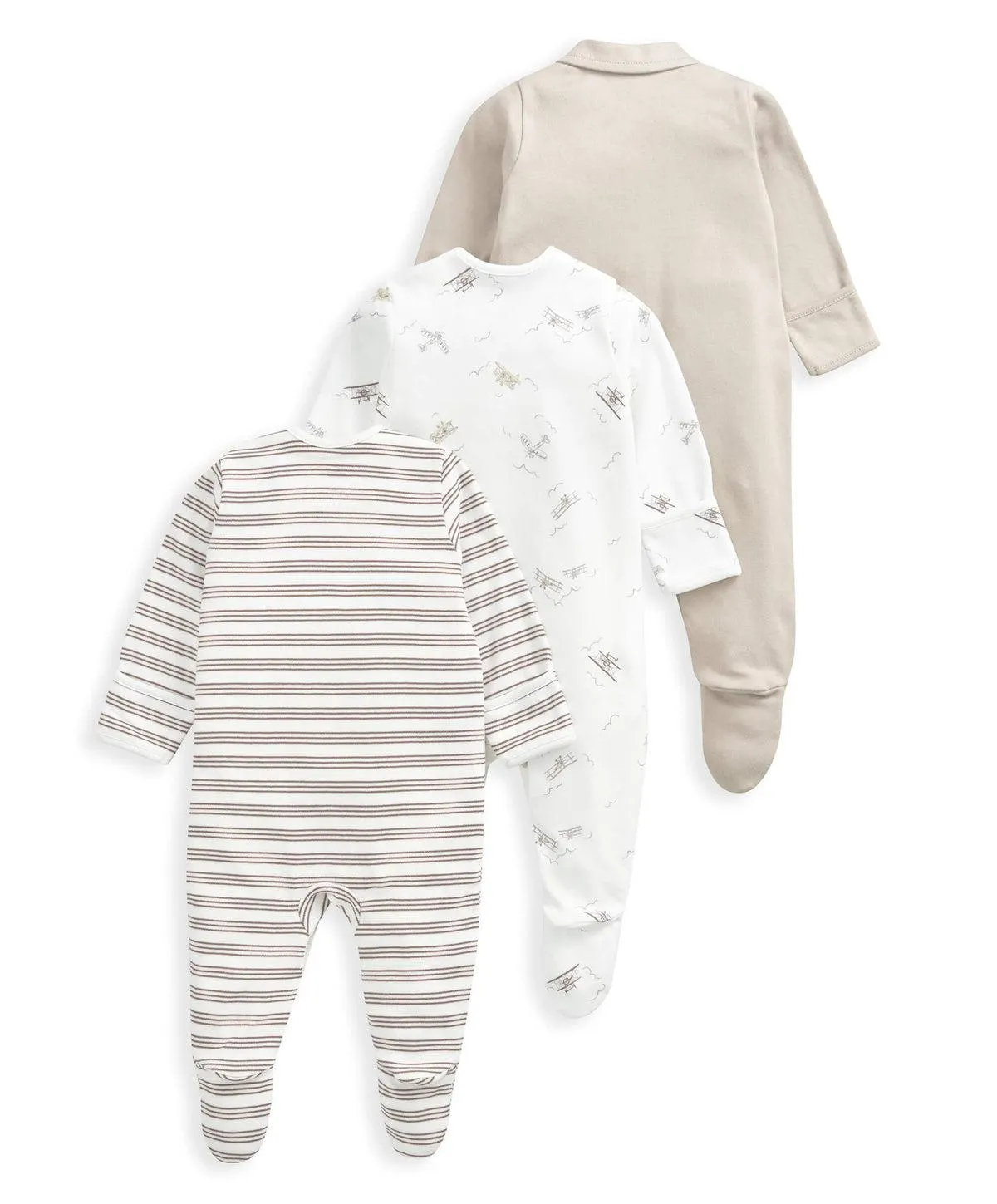 Nostalgic Travels Sleepsuits (3 Pack)