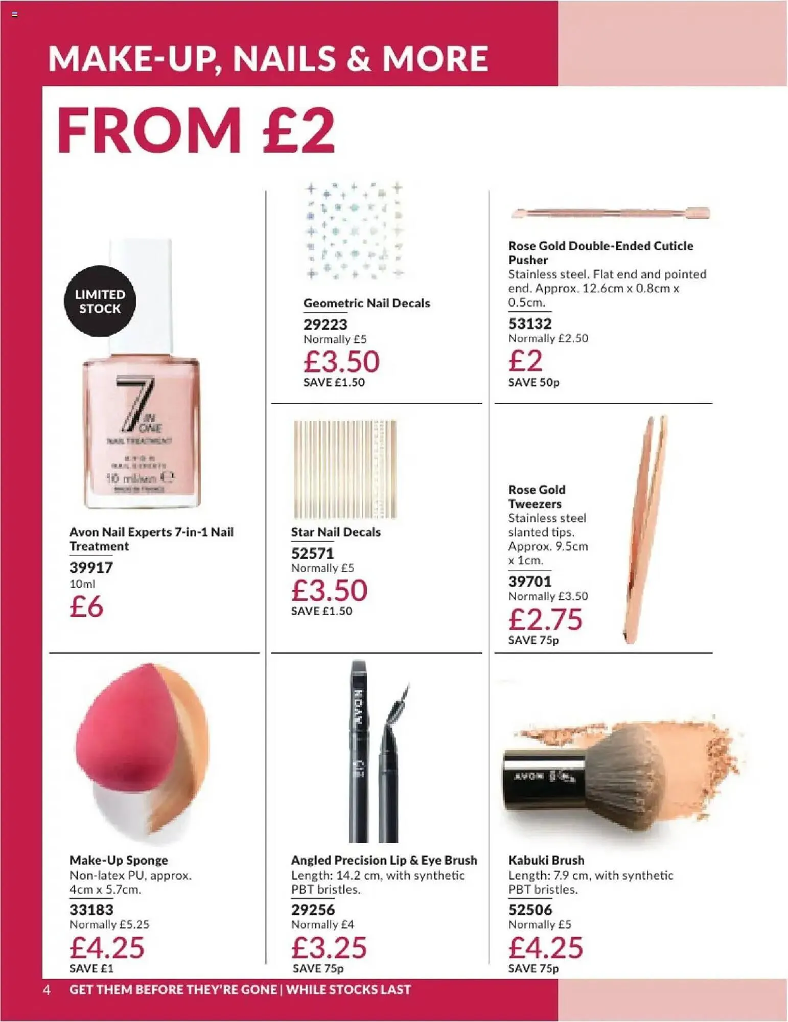 Avon leaflet from 1 August to 1 September 2025 - Catalogue Page 4