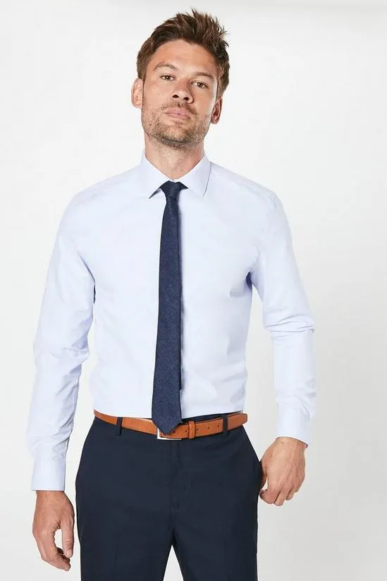 Easy Iron Dobby Slim Fit Shirt