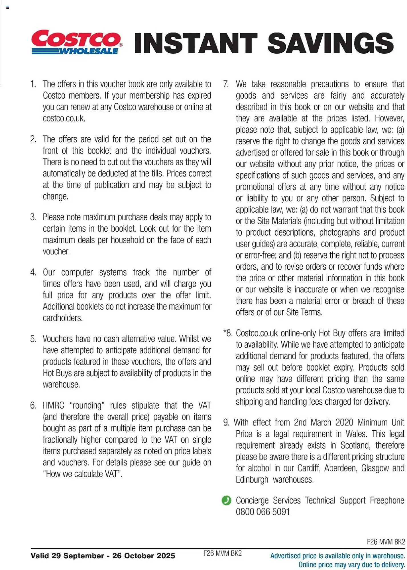 Costco leaflet from 29 September to 26 October 2025 - Catalogue Page 41